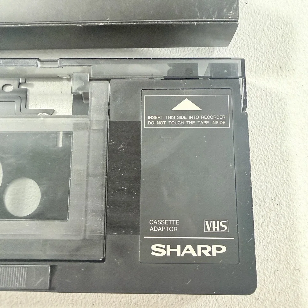 Sharp VHS Camcorder To VHS Cassette Adapter Converter VR-72CA UNTESTED READ